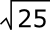 square root symbol